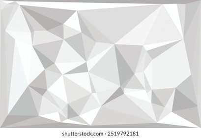 modern design nabstract geometric triangular background. Minimalist vector backdrop texture with white and gray triangles pattern