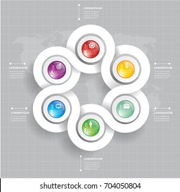  Modern design number 4 step infographic template. Banner 
 data presentation business  workflow and web design.Vector illustration.