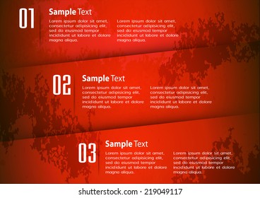 modern design old paper text box template for website graphic technology and internet , labels, numbers. 
