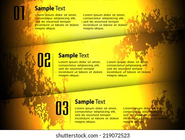 modern design old paper text box template for website graphic technology and internet , labels, numbers. 