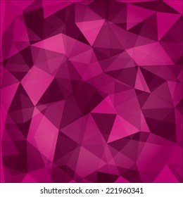 Modern design pink background. Geometric polygons and tiles wallpaper. Abstract cover. Vector