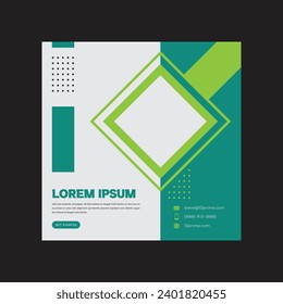 modern design poster, flyer brochure cover layout template with circle graphic elements and space for photo background