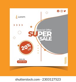 Modern design poster template for business presentation