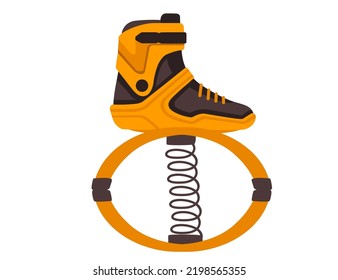 Modern design roller skates simple cartoon design vector illustration sport or casual equipment isolated on white background