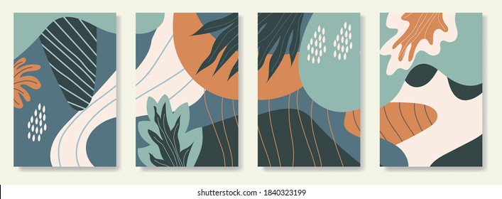 Modern design Set templates background. Vector illustration background for prints, poster, banner, wallpaper, social media marketing
