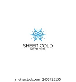 Modern design SHEER COLD WINTER WEAR logo design