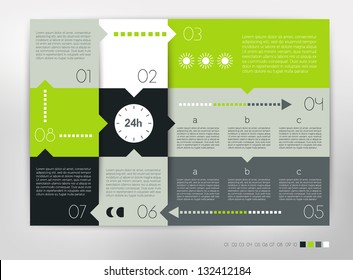 Modern design speech  diagram for infographic. Vector numbered banners template in cold colors.