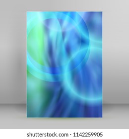 Modern design spring abstract background of bright glowing blur oblique rays. Graphic Vector illustration EPS 10. Futuristic lights style for wellness or yoga theme booklet