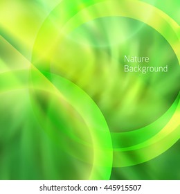 Modern design spring abstract background of bright glowing blur oblique rays. Graphic Vector illustration EPS 10. Futuristic lights style for wellness or yoga theme booklet