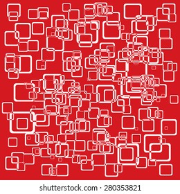 Modern design. Stock vector illustration. Red






