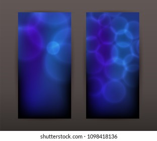 Modern Design style template rings on blur background with space place for your text. Blurry gradient with lines circle. Vector illustration EPS 10 for wellness or yoga theme booklet