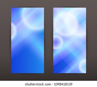 Modern Design style template rings on blur background with space place for your text. Blurry gradient with lines circle. Vector illustration EPS 10 for wellness or yoga theme booklet