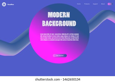 Modern design template abstract background liquid.eps