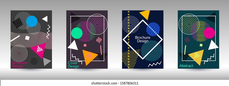 Modern Design Template Abstract Background Style Stock Vector (Royalty ...