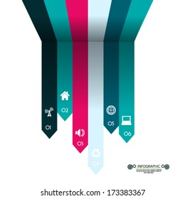 Modern design template, abstract background design