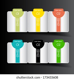 Modern design template, abstract background design
