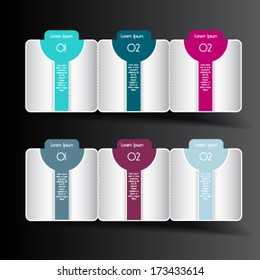 Modern design template, abstract background design