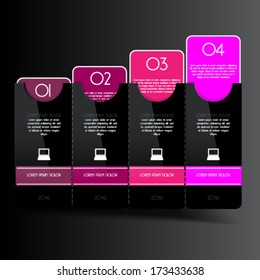 Modern design template, abstract background design