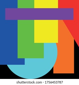 Modern design template. Abstract geometric background and wallpaper. Creative and fashionable design cover, banner, poster, booklet.