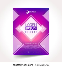 Modern Design Template Background for Cover, Poster, Brochure, Banner .etc

