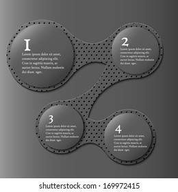 Modern design template banners for infographics business design, Vector eps 10