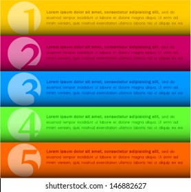 Modern design template. brochure, catalog design layout with numbers