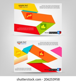 modern design template/ business brochure/ Abstract background EPS10