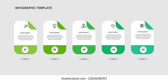 Modern design template business infographic vector element