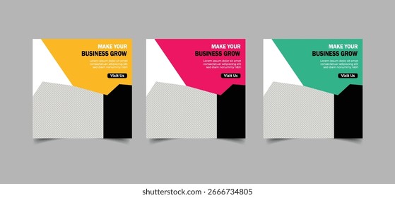 Plantilla de diseño moderno para presentación de negocios