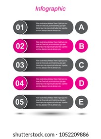 Modern Design Template, can be used for info-graphics, banners for web layout.