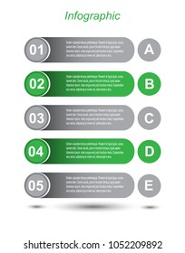 Modern Design Template, can be used for info-graphics, banners for web layout.