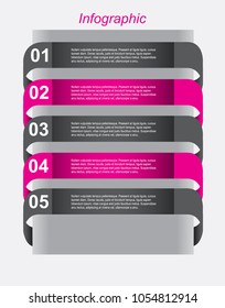 Modern Design Template, can be used for info-graphics, banners for web layout.