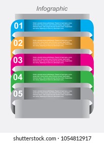 Modern Design Template, can be used for info-graphics, banners for web layout.