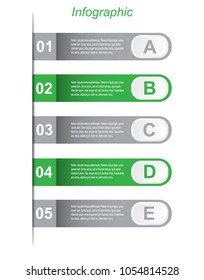 Modern Design Template, can be used for info-graphics, banners for web layout.
