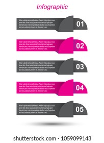 Modern Design Template, can be used for info-graphics, banners for web layout.