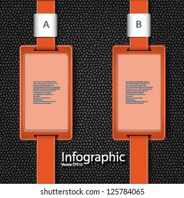 Modern Design template / can be used for infographics / numbered banners / horizontal cutout lines / graphic or website layout vector in EPS 10 format.