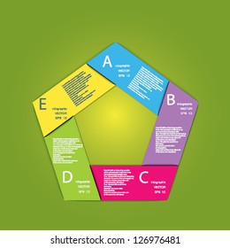 Modern Design template / can be used for infographics / numbered banners / horizontal cutout lines / graphic or website layout vector in EPS 10 format.