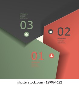 Modern Design template / can be used for infographics