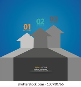 Modern Design template. Can be used for infographics, numbered banners, graphic or website layout vector.