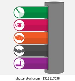 Modern Design template. Can be used for infographics 