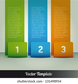 Modern design template can be used for infograph vector