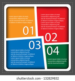 Modern Design template / can be used for infographics