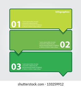 Modern Design template / can be used for infographics / numbered banners / graphic or website layout vector