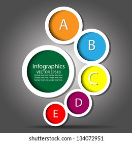 Modern Design template / can be used for infographics