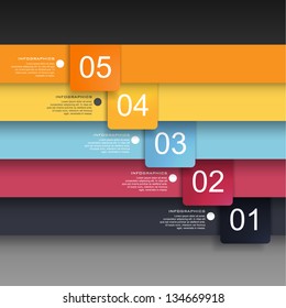 Modern Design template ( can be used for infographics )