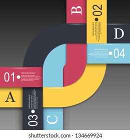 Modern Design template ( can be used for infographics )