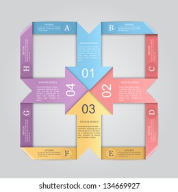 Modern Design template ( can be used for infographics )