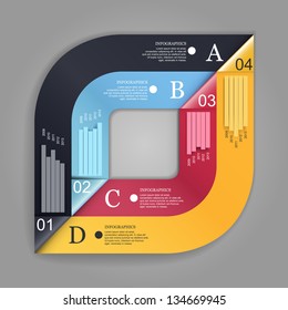 Modern Design template ( can be used for infographics )