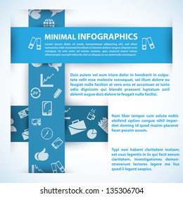 Modern Design template / can be used for infographics