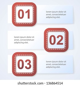 Modern Design template / can be used for infographics / numbered banners.Vector illustration for your  presentations. EPS10.